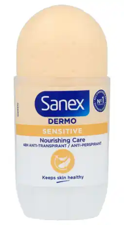 De Online Drogist Sanex deoroller sensitive 50ml aanbieding