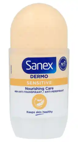 De Online Drogist Sanex deoroller sensitive 50ml aanbieding