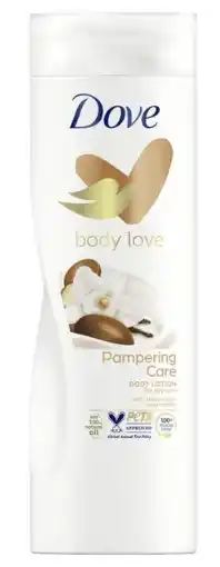 De Online Drogist Dove pampering care bodylotion 400ml aanbieding