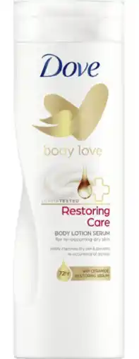 De Online Drogist Dove restoring care bodylotion 400ml aanbieding