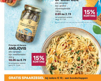 Ekoplaza Principe di Gerace ANSJOVIS aanbieding