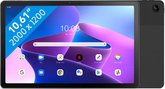 Coolblue Lenovo tab m10 plus (3e generatie) 10.6 inch 64gb wifi grijs aanbieding