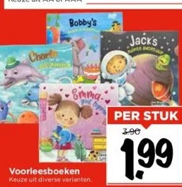 Vomar Voordeelmarkt Voorleesboeken aanbieding