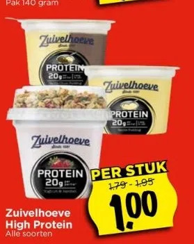 Vomar Voordeelmarkt Zuivelhoeve high protein aanbieding