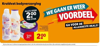 Kruidvat Kruidvat bodyverzorging aanbieding