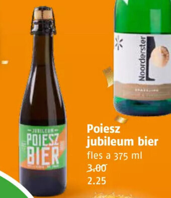 Poiesz Poiesz jubileum bier fles a 375 ml aanbieding