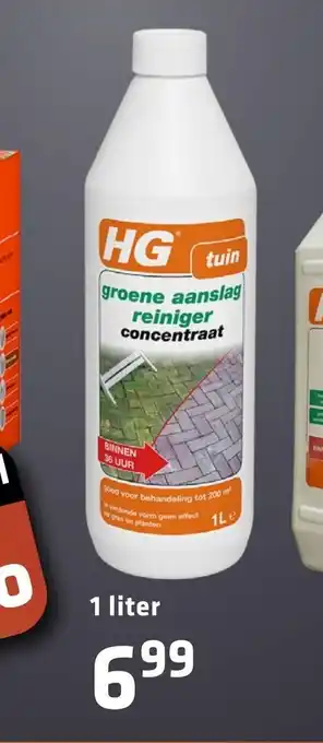 De voordeelmarkt HG Groene Aanslag Reiniger Concentraat 1 Liter aanbieding