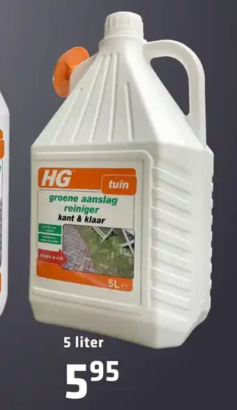 De voordeelmarkt HG Groene Aanslag Reiniger Krant & Klaar 5 Liter aanbieding