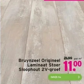 GAMMA Bruynzeel origineel laminaat stoer sloophout 2v-groef aanbieding