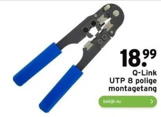 GAMMA Q-link utp 8 polige montagetang aanbieding