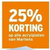 GAMMA Op alle acrylplaten van martens aanbieding