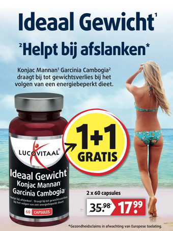 Lucovitaal Ideaal gewicht aanbieding