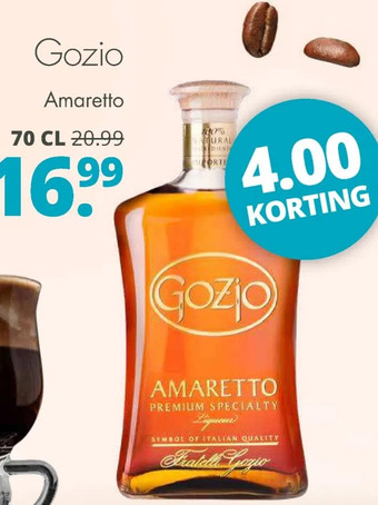 Mitra Gozio amaretto aanbieding