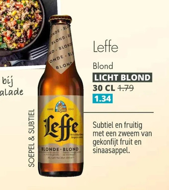 Mitra Leffe blond aanbieding