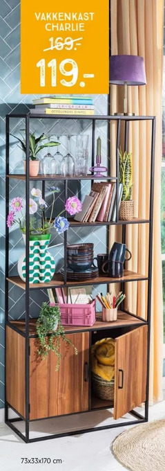 Xenos Vakkenkast charlie aanbieding