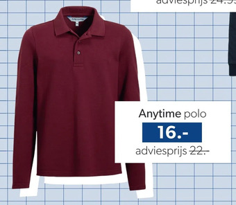 Wehkamp Anytime polo aanbieding