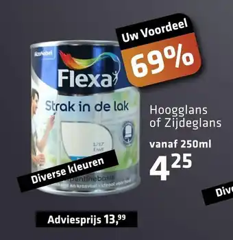 De voordeelmarkt Hoogglans of Zijdeglans Diverse Kleuren 250 ml aanbieding