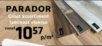 De voordeelmarkt Parador Groot Assortiment Laminaat Vloeren aanbieding