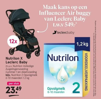 Etos Nutrilon x leclerc baby aanbieding