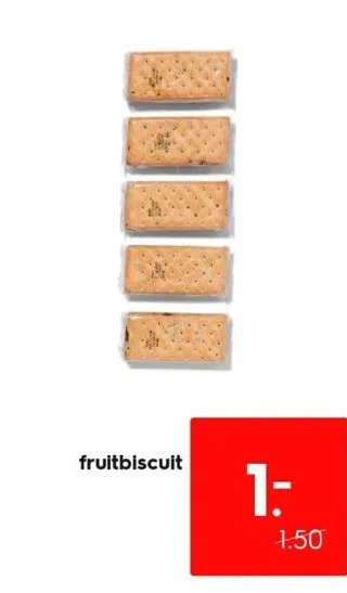HEMA Fruitbiscuit aanbieding