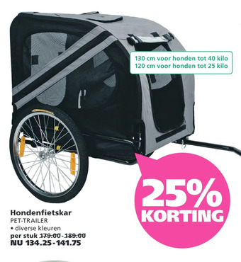 Ranzijn Hondenfietskar aanbieding