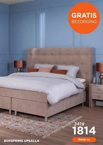 TotaalBED Boxspring upsalla aanbieding