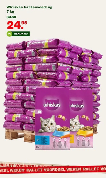 Welkoop Whiskas kattenvoeding aanbieding