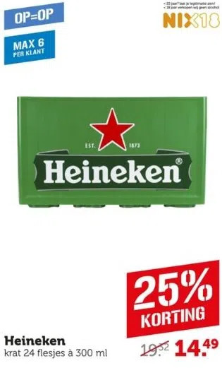 Coop Heineken aanbieding