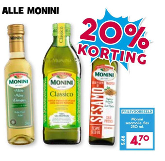 Boon`s Markt Alle monini aanbieding