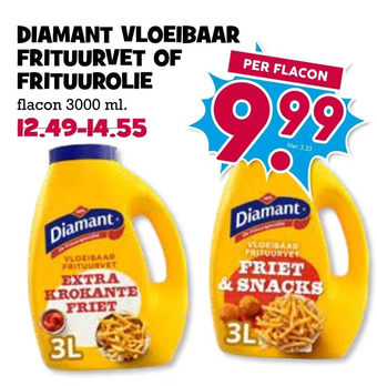 Boon`s Markt Diamant vloeibaar frituurvet of frituurolie aanbieding