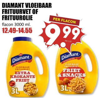 MCD Supermarkt Diamant vloeibaar frituurvet of frituurolie aanbieding