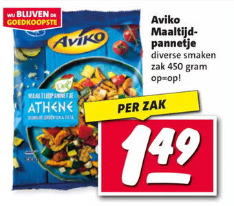 Nettorama Aviko Maaltijd-pannetje diverse smaken zak 450 gram op=op! aanbieding