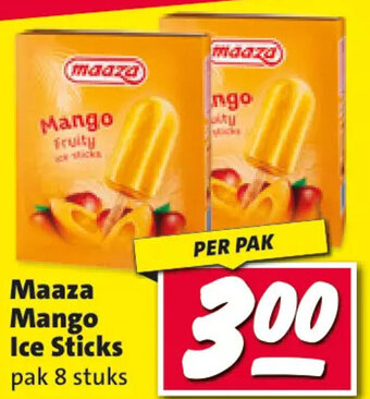 Nettorama Maaza Mango Ice Sticks pak 8 stuks aanbieding