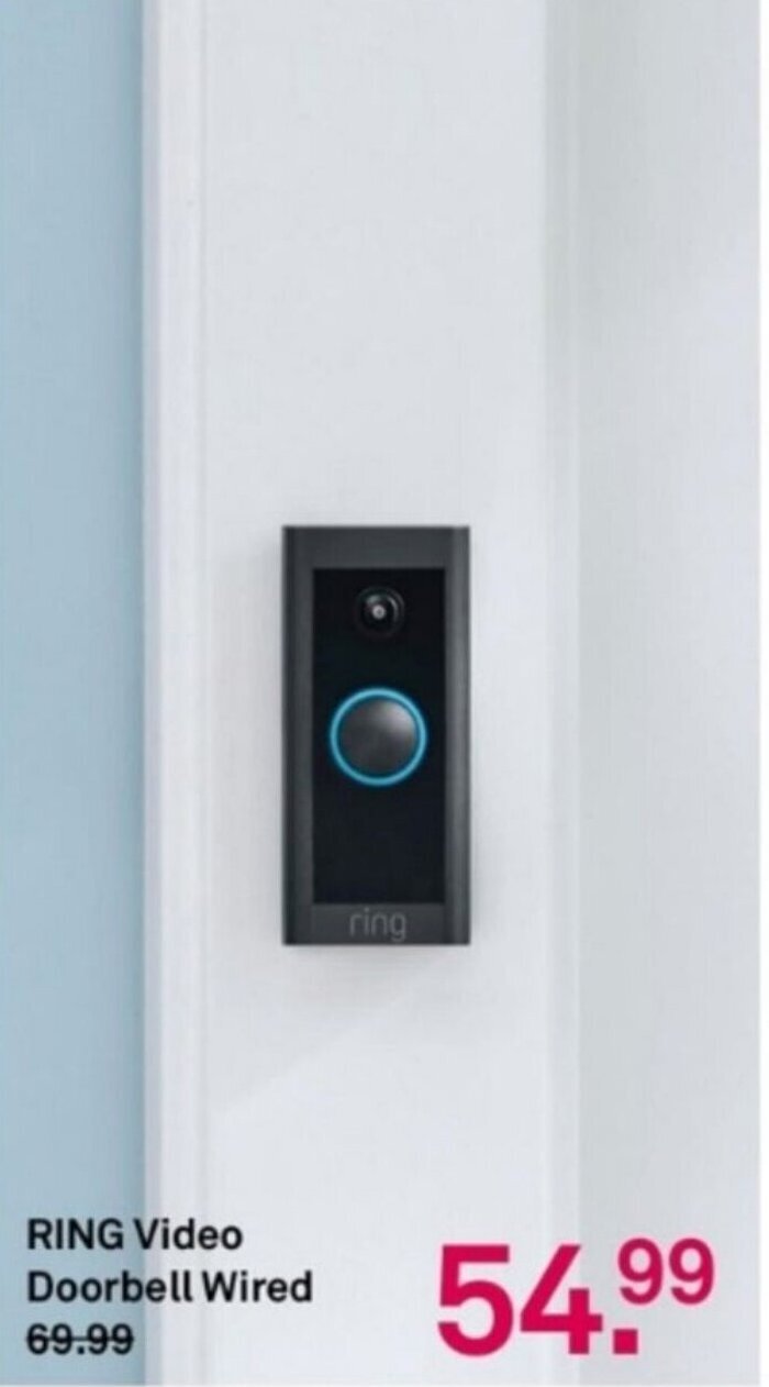 RING Video Doorbell Wired aanbieding bij Karwei