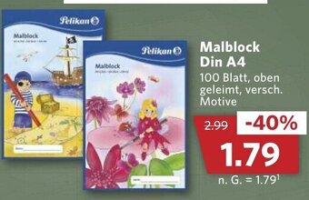 Combi Markt Malblock Din A4 aanbieding