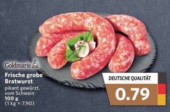 Combi Markt Goldmarie Frische grobe Bratwurst 100g aanbieding