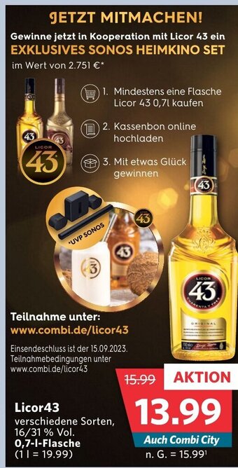 Combi Markt Licor43 aanbieding