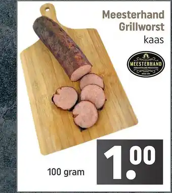 Dagwinkel Meesterhand Grillworst Kaas aanbieding