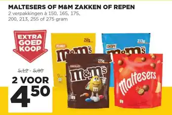 Jumbo Maltesers Of M&M Zakken Of Repen aanbieding