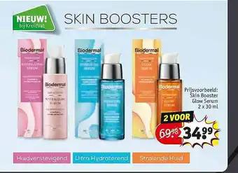 Kruidvat Biodermal Skin Booster Glow Serum aanbieding