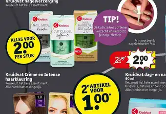 Kruidvat Kruidvat Crème En Intense Haarkleuring Of Kruidvat Nagelverzorging aanbieding