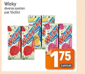 Dagwinkel Wicky aanbieding