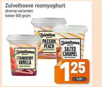 Dagwinkel Zuivelhoeve Roomyoghurt aanbieding