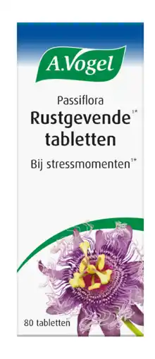 De Online Drogist A.vogel passiflora rustgevende* tabletten 80tb aanbieding