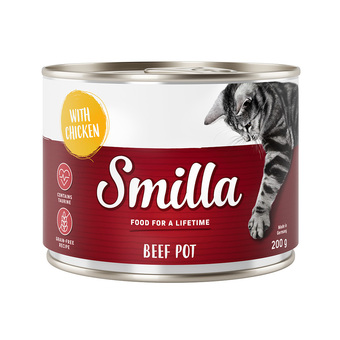 Zooplus Smilla rundvlees 6 x 200g katten - mixpakket aanbieding