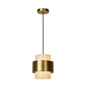 Praxis Lucide hanglamp firmin mat goud ø20cm e27 aanbieding