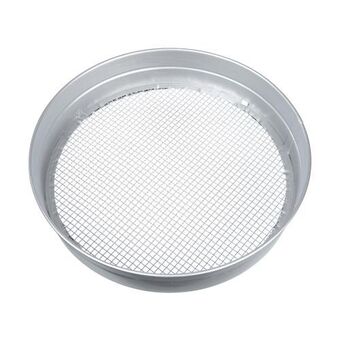 Praxis Nature stalen tuinzeef rond zilver ø37x7,4cm aanbieding