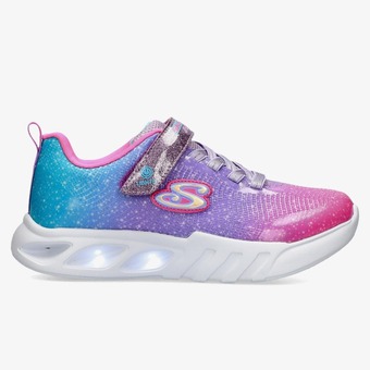 Perry Sport Skechers flicker flash hardloopschoenen roze kinderen aanbieding