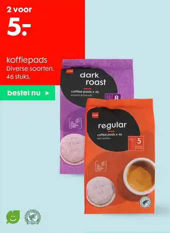 HEMA Koffiepads aanbieding