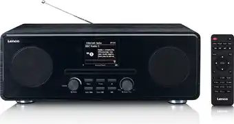 Bol.com Lenco dir-260bk - internet radio met dab+ en bluetooth® - zwart aanbieding
